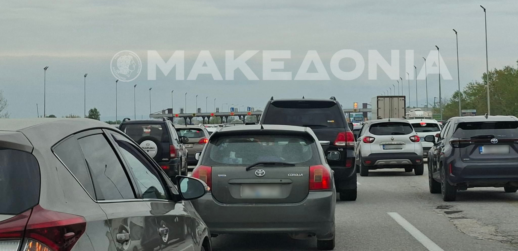 Θεσσαλονίκη: Κορυφώνεται η επιστροφή των εκδρομέων του Πάσχα - Πάνω από 2 χλμ οι ουρές