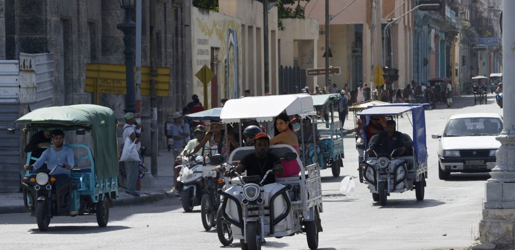 Φωτογραφία αρχείου από φέτος στην Κούβα μετά τον αποκλεισμό που έχουν επιβάλλει οι ΗΠΑ