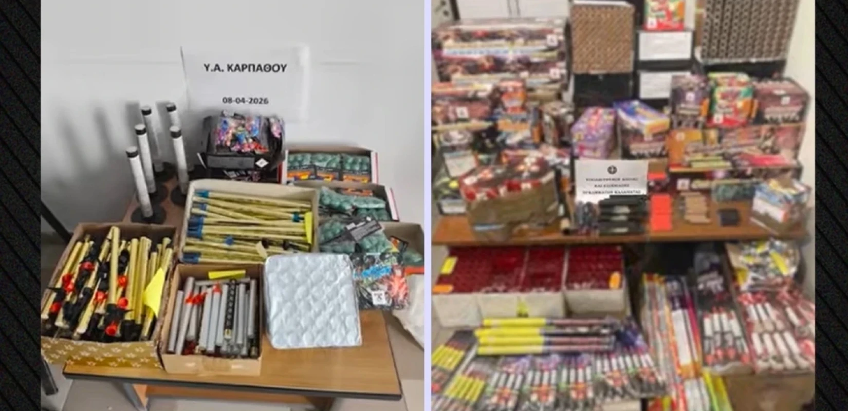 Επιχείρηση «Spark-Down»: Πάνω από 100.000 κροτίδες κατασχέθηκαν από αρχές Μαρτίου (βίντεο)