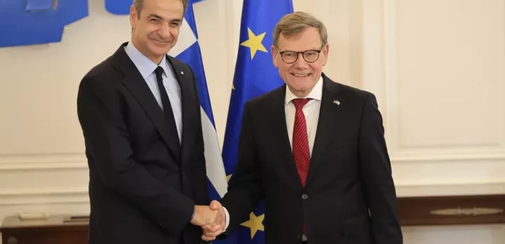 Συνάντηση Κυρ. Μητσοτάκη - Γ. Βάντεφουλ: «Είμαστε μια χώρα, που διατηρεί εποικοδομητικές σχέσεις με όλες τις χώρες της περιοχής, κάτι που μας καθιστά αξιόπιστους "γεφυροποιούς"»