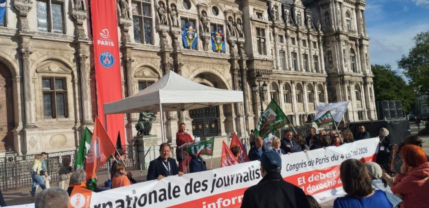 Παρίσι: 100 χρόνια Διεθνής Ομοσπονδία Δημοσιογράφων - Μαζικό μήνυμα για την ελευθερία του Τύπου εν μέσω παγκόσμιας κρίσης