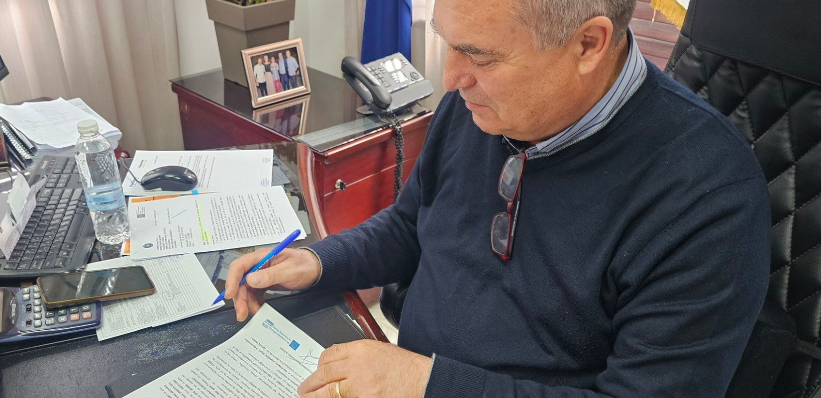 Υπογραφή σύμβασης για το έργο αντιμετώπισης της διάβρωσης της ακτής στον παραλιακό δρόμο Ν. Τρίγλιας – Ν. Πλαγίων