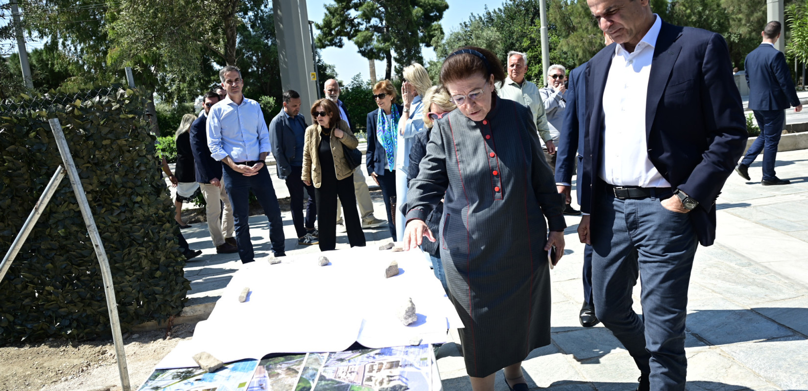 Στα έργα ανάπλασης στη λεωφόρο Βασιλίσσης Όλγας ο Μητσοτάκης - Ολοκληρώθηκαν μετά 6 χρόνια εργασιών