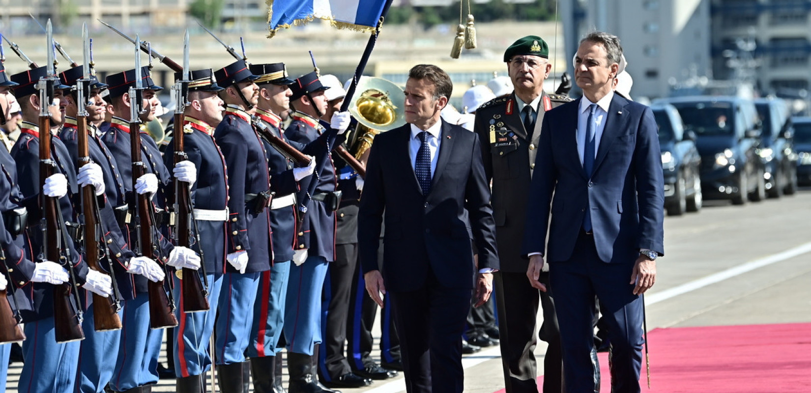 Φρεγάτα «Κίμων»: Η κοινή επίσκεψη Μητσοτάκη και Μακρόν - Παρακολουθήστε live