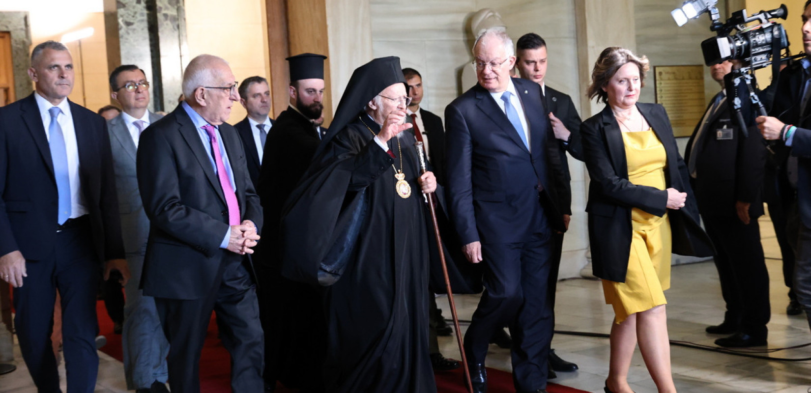 H επίσκεψη του Οικουμενικού Πατριάρχη Βαρθολομαίου στη Βουλή