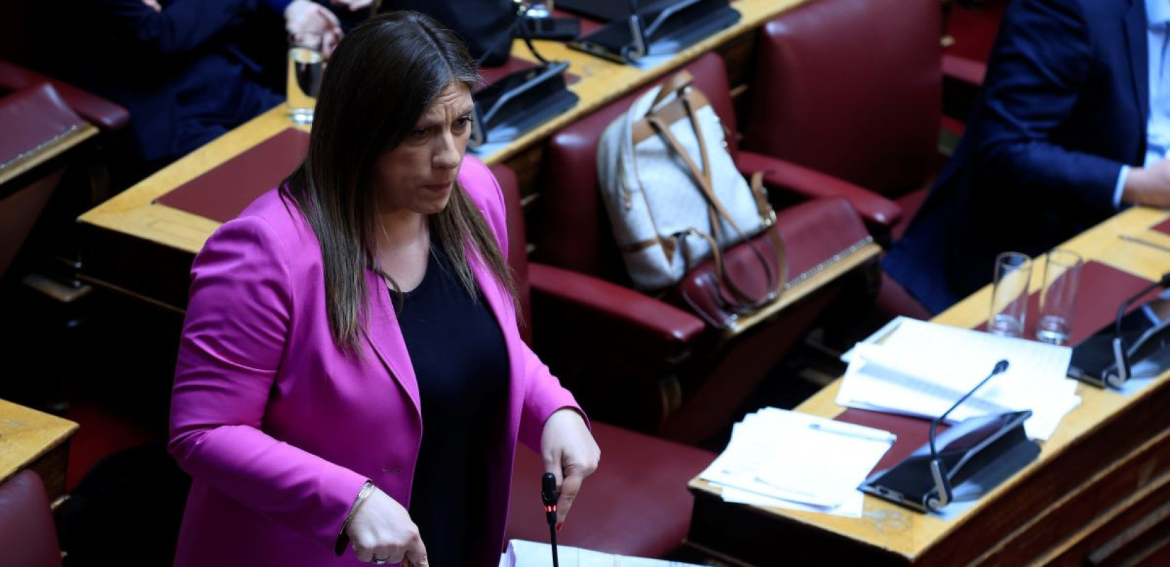 Η Ζωή Κωνσταντοπούλου σήμερα στην Βουλή - Πηγή: eurokinissi