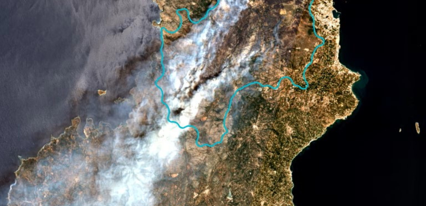 Παρακολούθηση πυρκαγιών από το διάστημα: Οι πρώτες εικόνες από τους ελληνικούς θερμικούς δορυφόρους