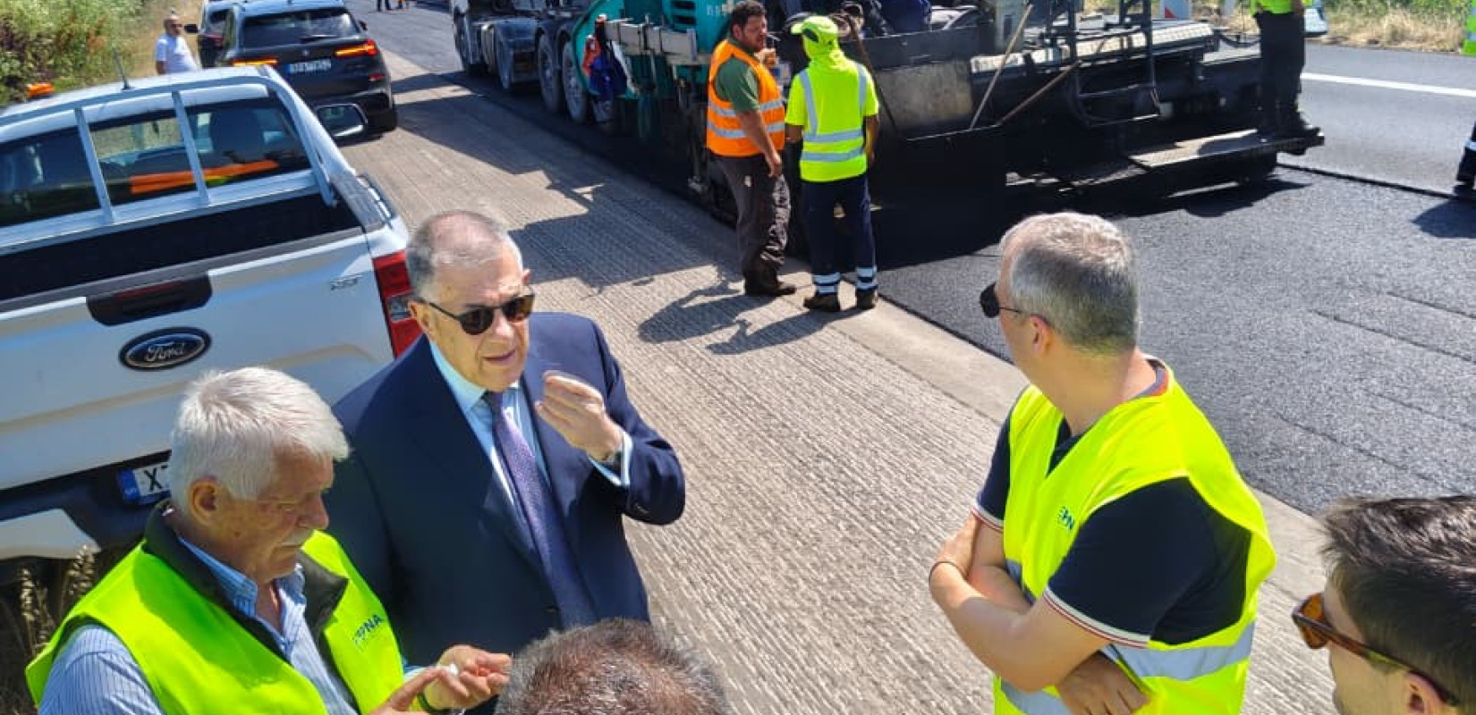 Νίκος Ταχιάος: Αυτοψία στα εργοτάξια αναβάθμισης της Εγνατίας Οδού