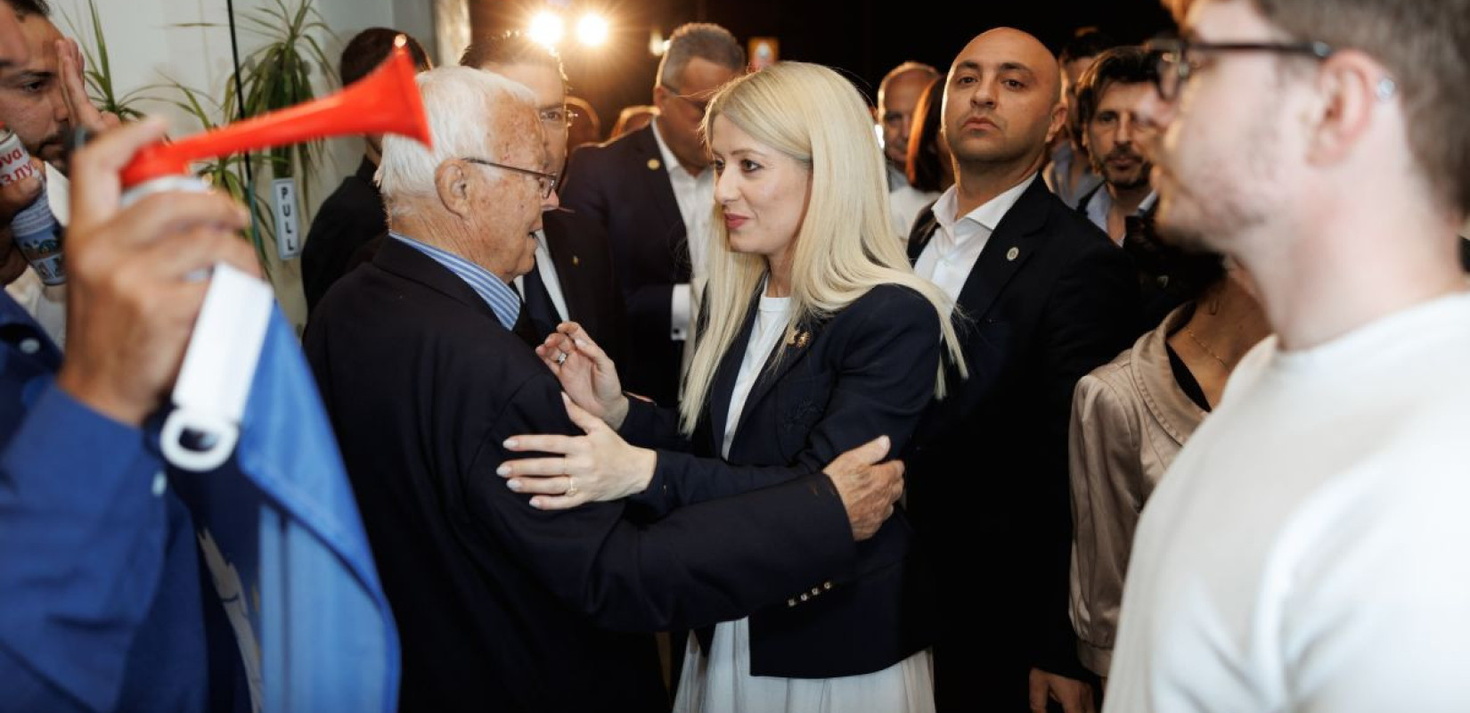 Η πρόεδρος του ΔΗ.ΣΥ., Α. Δημητρίου