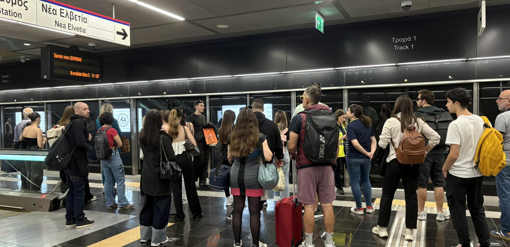 Αναστάτωση στο μετρό Θεσσαλονίκης: Μετεπιβιβάσεις στο Σιντριβάνι - Κλειστός ο Νέος Σιδηροδρομικός Σταθμός