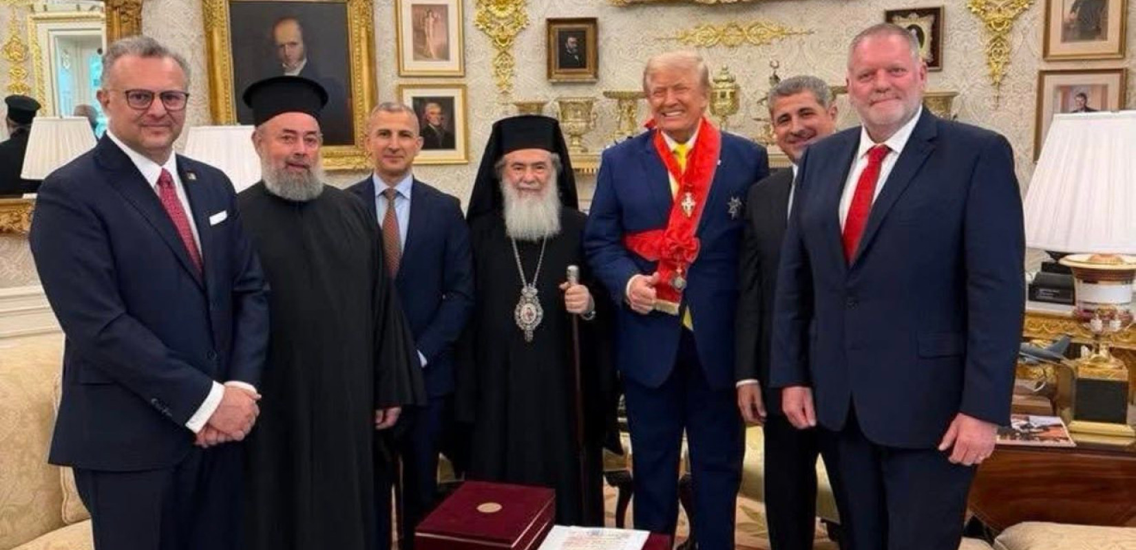 ΗΠΑ: Συνάντηση πατριάρχη Ιεροσολύμων με τον πρόεδρο Τραμπ