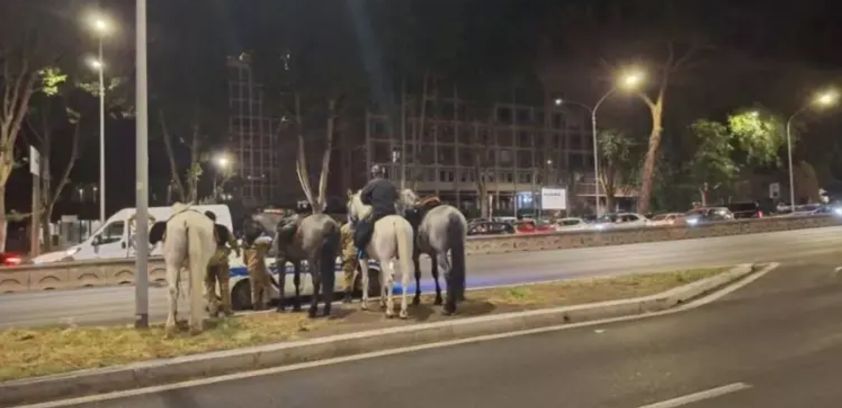 Ρώμη: Άλογα τρόμαξαν από πυροτεχνήματα και άρχισαν να καλπάζουν στους λεωφόρο (Βίντεο)