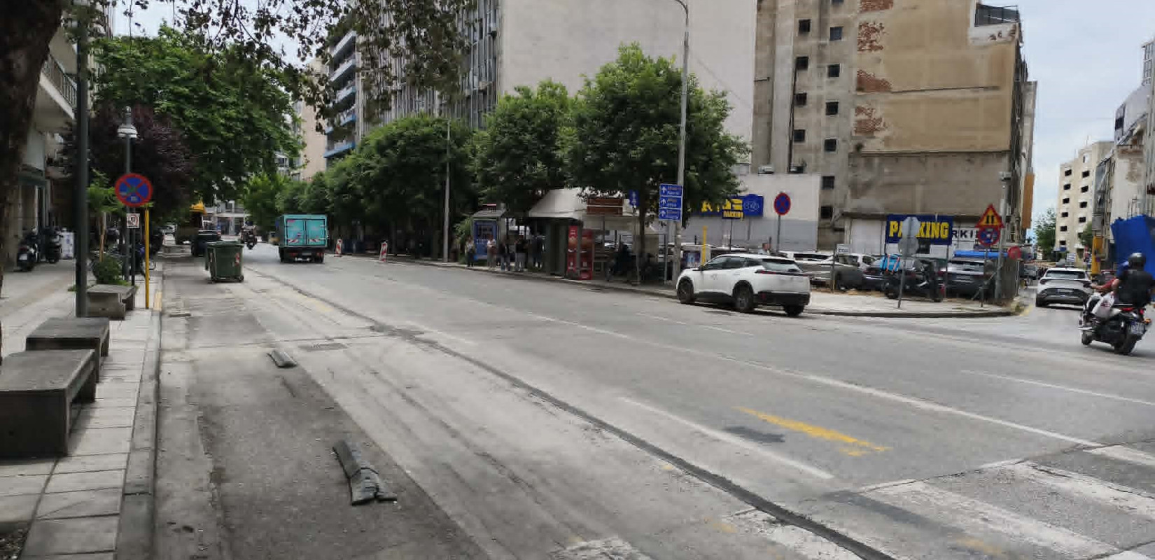 Θεσσαλονίκη: Αμφιδρομείται πριν τη ΔΕΘ η Δωδεκανήσου - Παραμένει ο ποδηλατοδρόμος