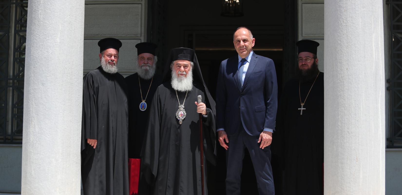 Γ. Γεραπετρίτης προς Πατριάρχη Ιεροσολύμων: «Τα δικαιώματα του Πατριαρχείου αποτελούν υπόθεση όλου του Ελληνισμού»