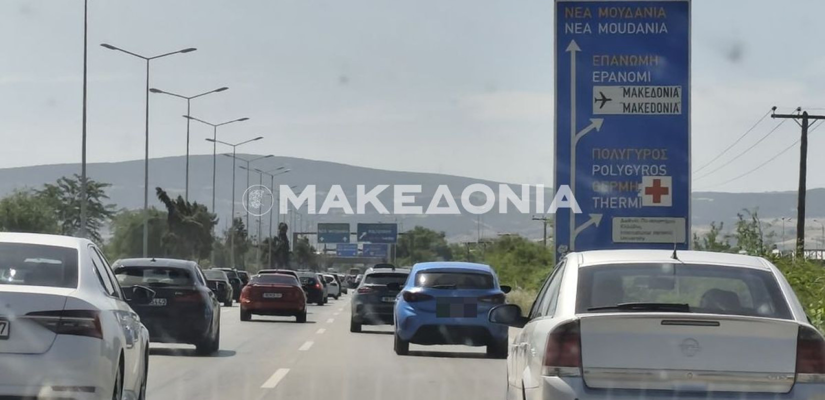 Θεσσαλονίκη: Με χαμηλές ταχύτητες η κίνηση των οχημάτων προς Χαλκιδική