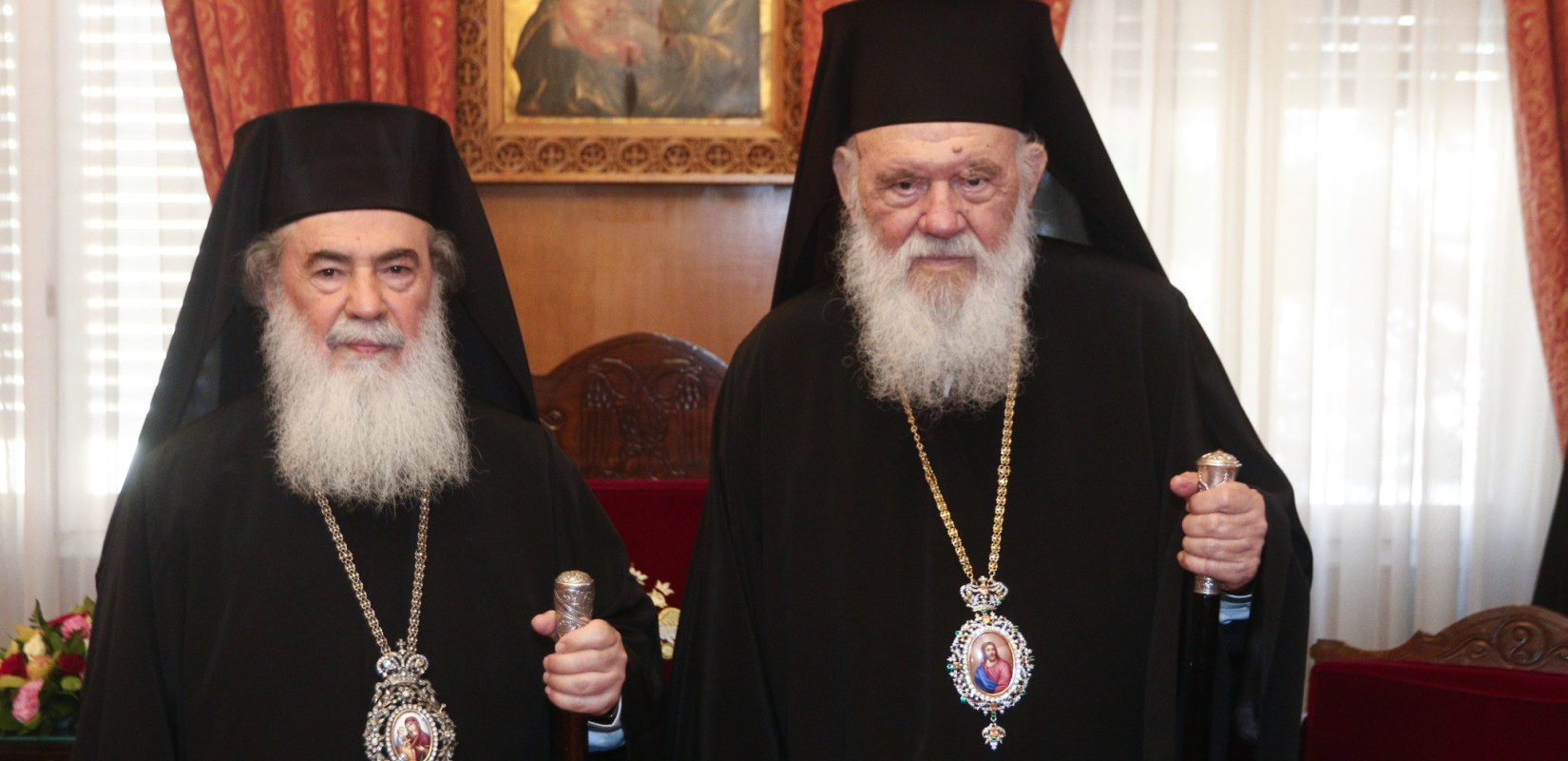 Συνάντηση Αρχιεπισκόπου Ιερώνυμου με τον Πατριάρχη Ιεροσολύμων Θεόφιλο: Μηνύματα για την Πανορθόδοξη ενότητα και το προσφυγικό