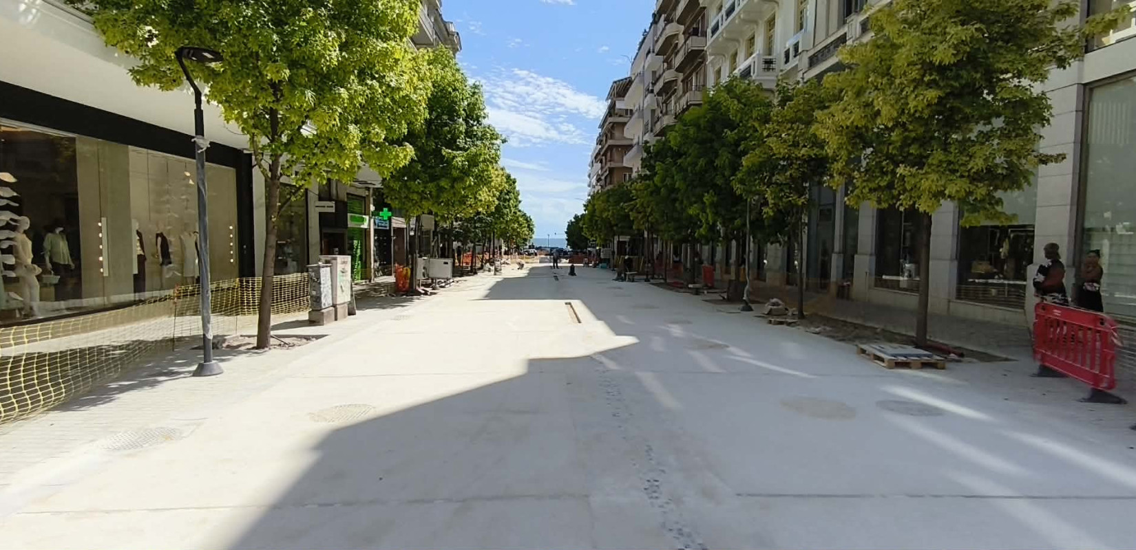 Θεσσαλονίκη - Πεζοδρόμηση Αγίας Σοφίας: Δόθηκε σε κυκλοφορία το πρώτο τμήμα της ανάπλασης