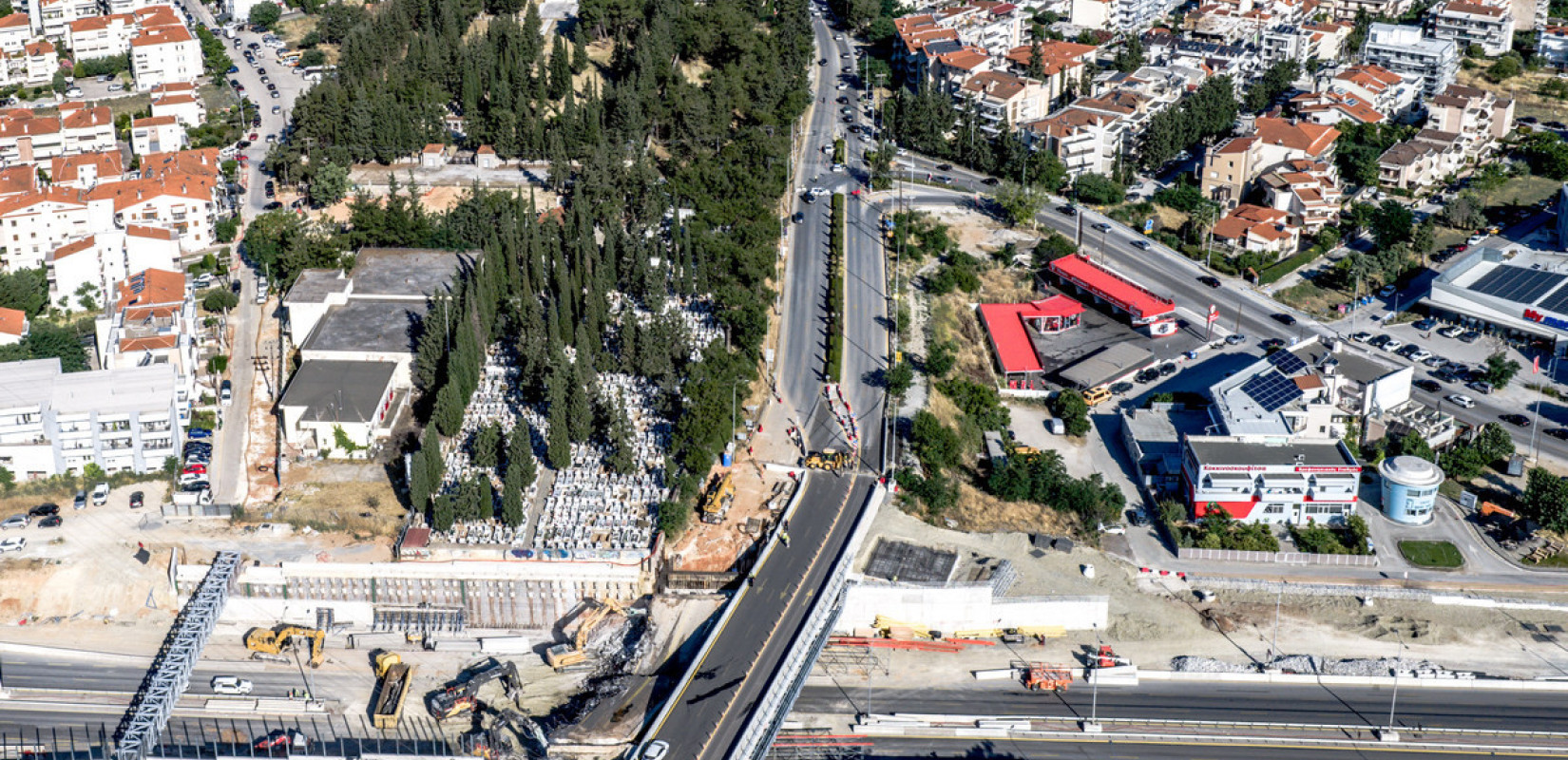 Θεσσαλονίκη - Flyover: Εντυπωσιακές εικόνες από την κατεδάφιση της γέφυρας Πανοράματος - Στην τελική φάση