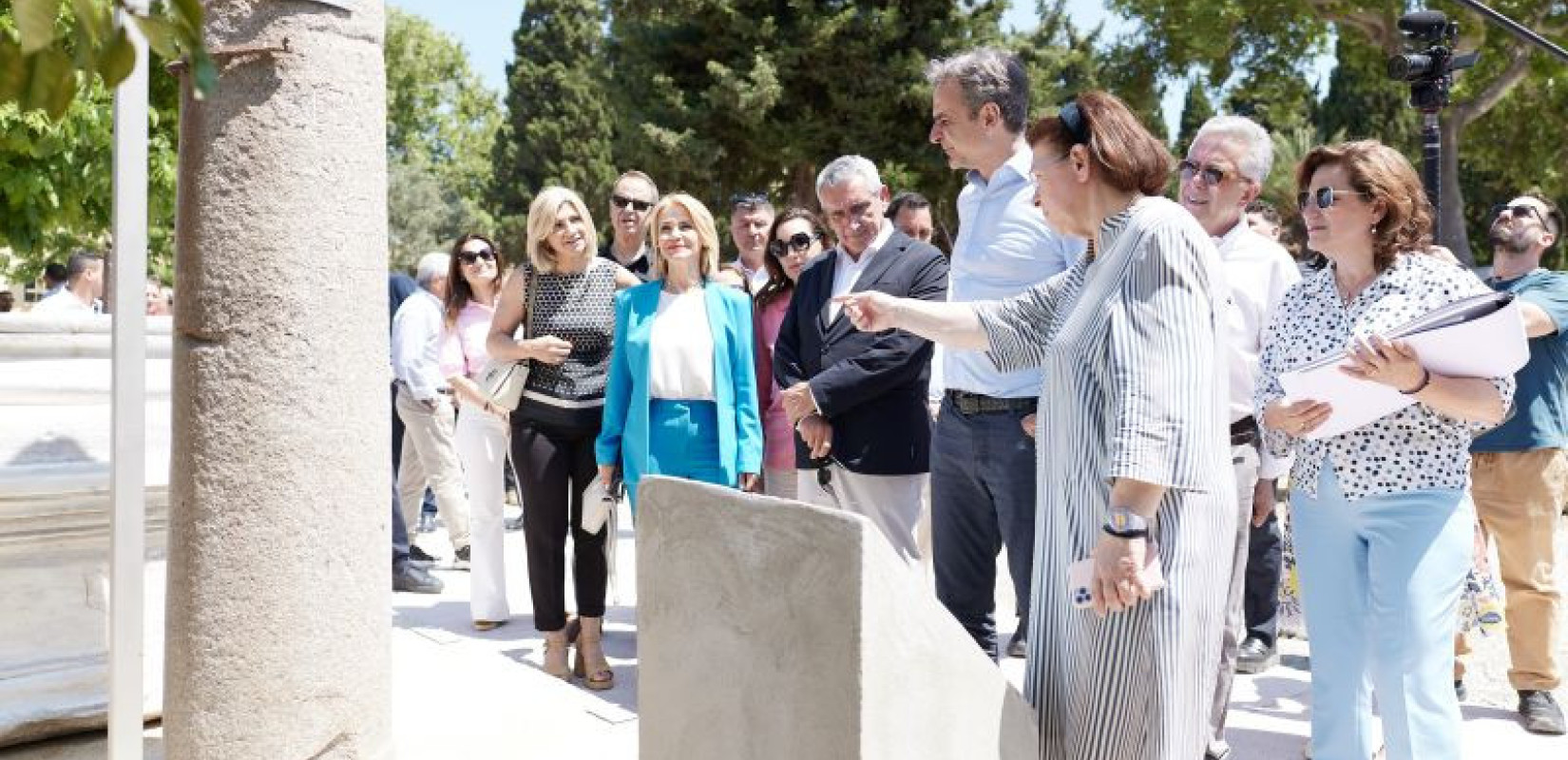 Μητσοτάκης από την Περβόλα Ρόδου: «Ανοίγει μετά από 75 χρόνια ένας μοναδικός αρχαιολογικός χώρος»