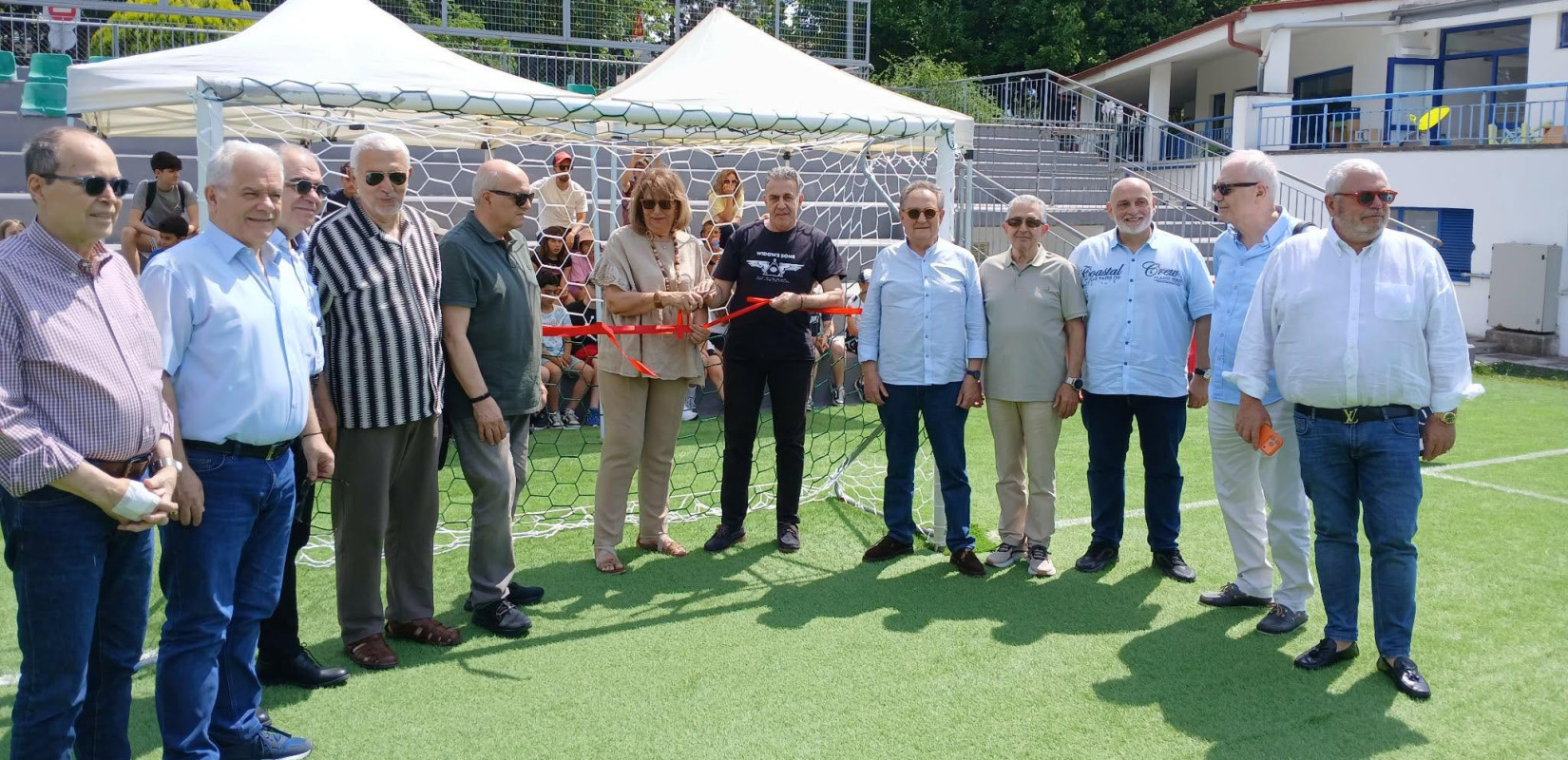 Θεσσαλονίκη: Εγκαινιάστηκε το ανακαινισμένο γήπεδο του «Ασύλου του Παιδιού» στη Θέρμη