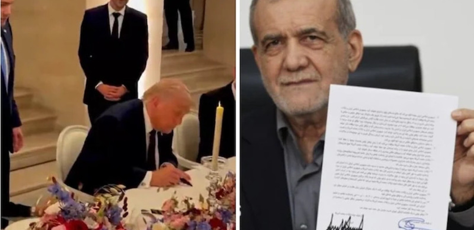 «Λευκός καπνός» στη Μέση Ανατολή: Τραμπ και Πεζεσκιάν υπέγραψαν το μνημόνιο για τον τερματισμό του πολέμου στο Ιράν (βίντεο)