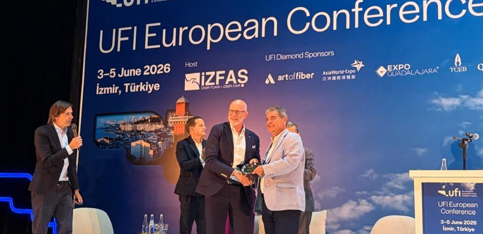 Ειδική Τιμητική Διάκριση από την UFI στον Αντιπρόεδρο του ΣΟΚΕΕ, Δρ Κυριάκο Ποζρικίδη