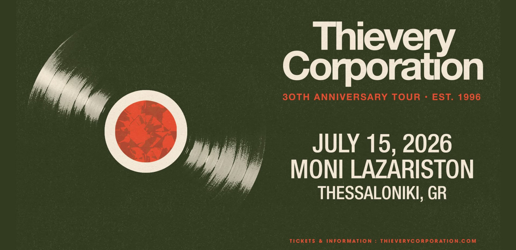 Θεσσαλονίκη: Οι Thievery Corporation γιορτάζουν τα 30 τους χρόνια στη Μονή Λαζαριστών