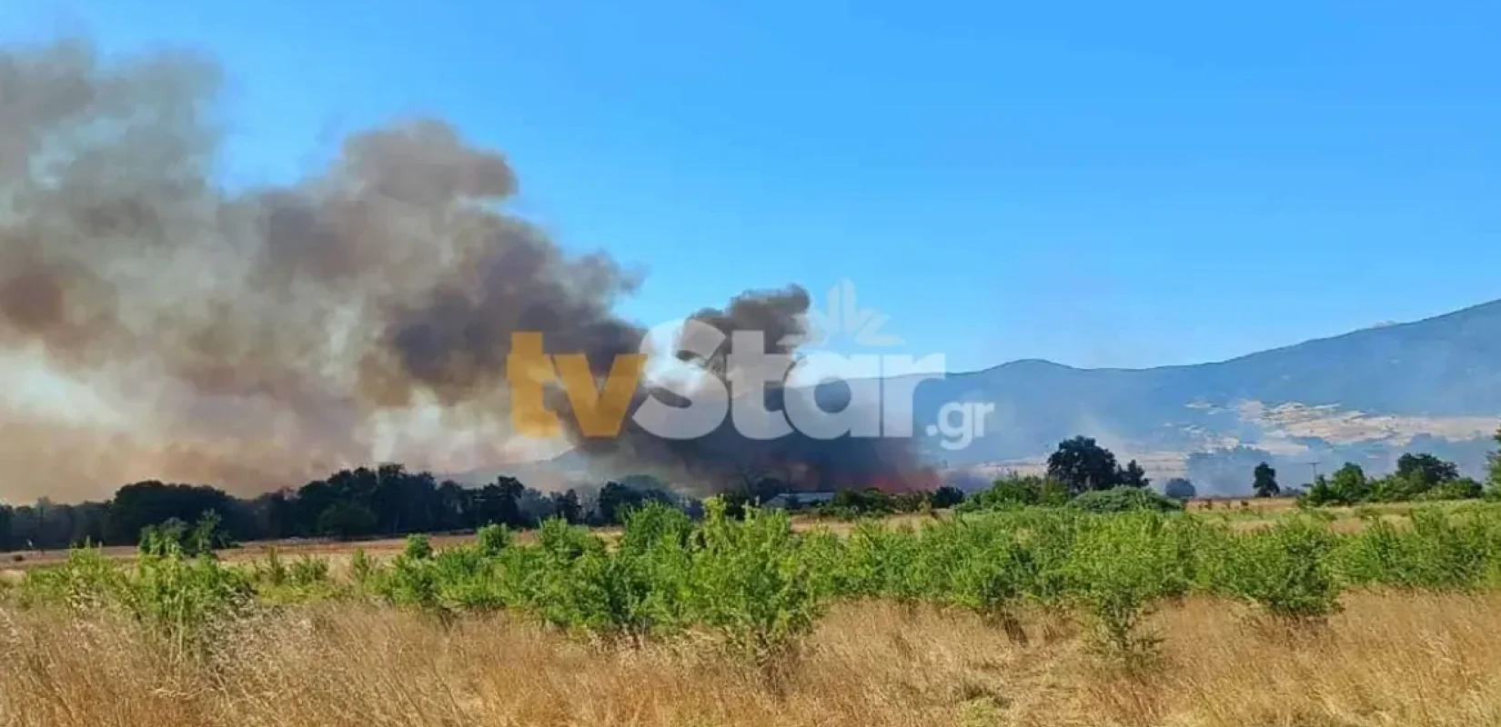 Φωτιά στη Φωκίδα: Συναγερμός στη Μαριολάτα - Επιχειρούν 3 αεροπλάνα και 1 ελικόπτερο