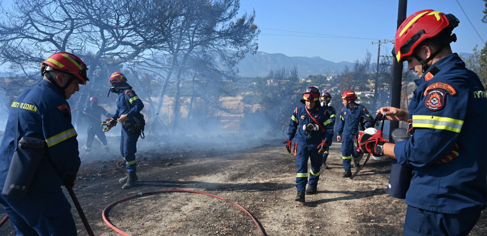 Πηγή: EUROKINISSI/ Πυρκαγιά στην περιοχή Άγιος Δημήτριος Κορινθίας