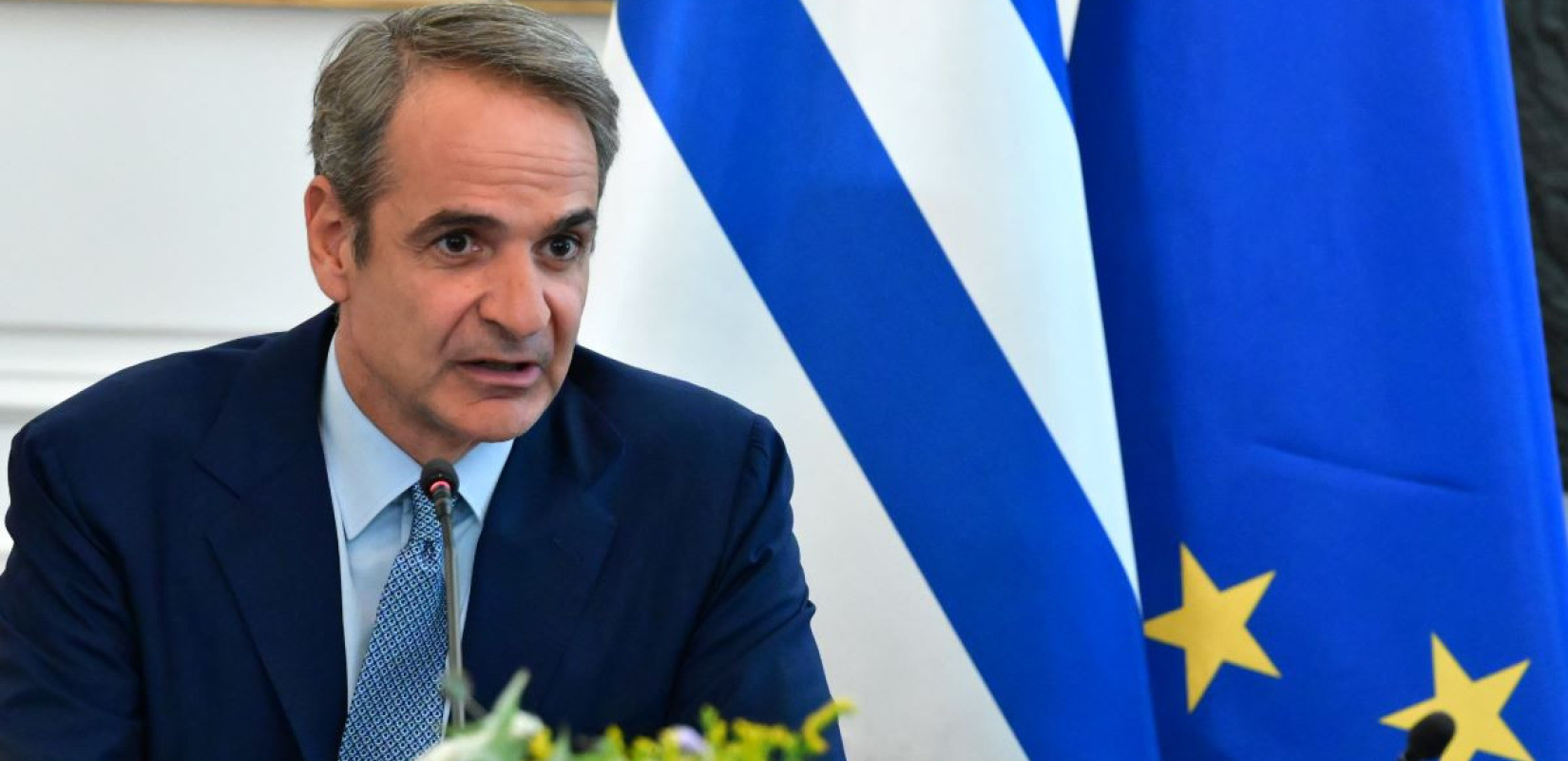 Συνάντηση Μητσοτάκη με την Πρόεδρο της Βουλής της Κύπρου Αννίτα Δημητρίου