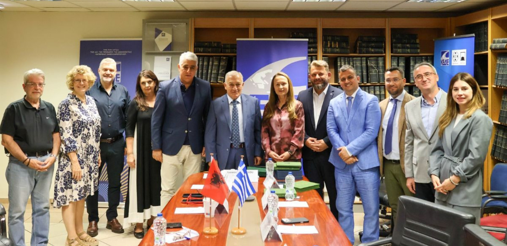 Συνάντηση της ΚΕΔΕ με αντιπροσωπεία Δημάρχων της Αλβανίας και της Ένωσης Δήμων Αλβανίας