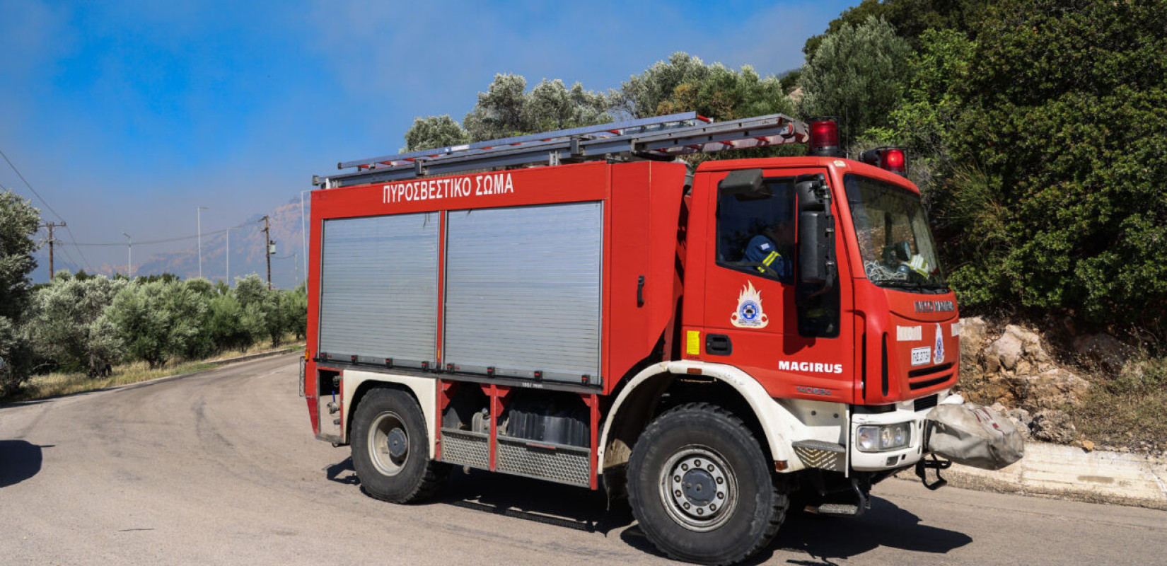 Υπό μερικό έλεγχο η φωτιά στον Ορχομενό Βοιωτίας - Χωρίς ενεργό μέτωπο