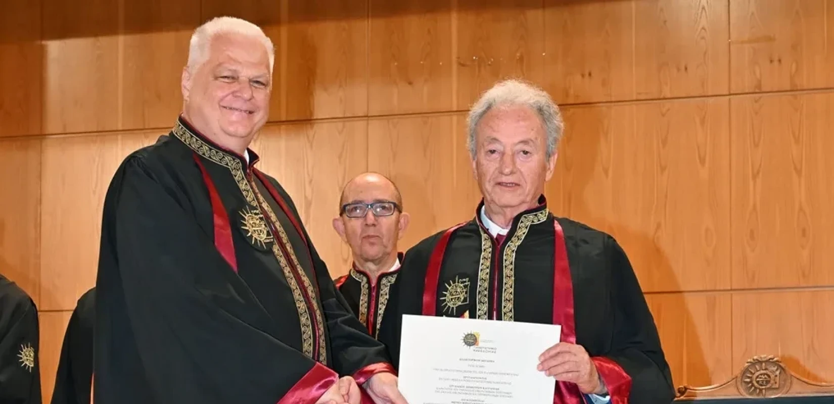 Επίτιμος διδάκτορας του Πανεπιστημίου Μακεδονίας αναγορεύθηκε ο Χαρίλαος Αλαμάνος