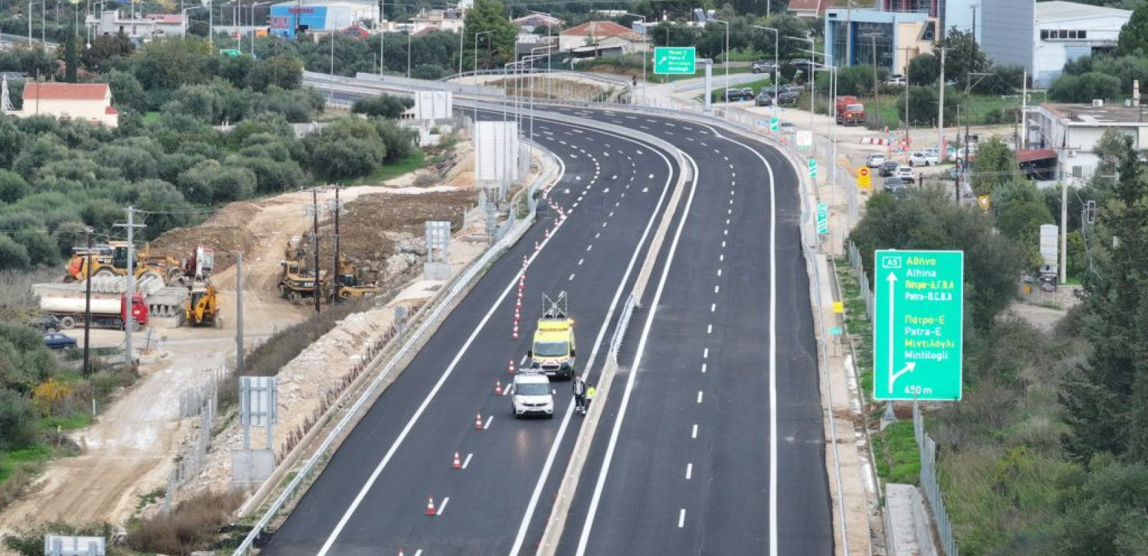 Ν. Ταχιάος: Απαγόρευση κυκλοφορίας βαρέων οχημάτων στο παράπλευρο δίκτυο του άξονα Πάτρα - Πύργος