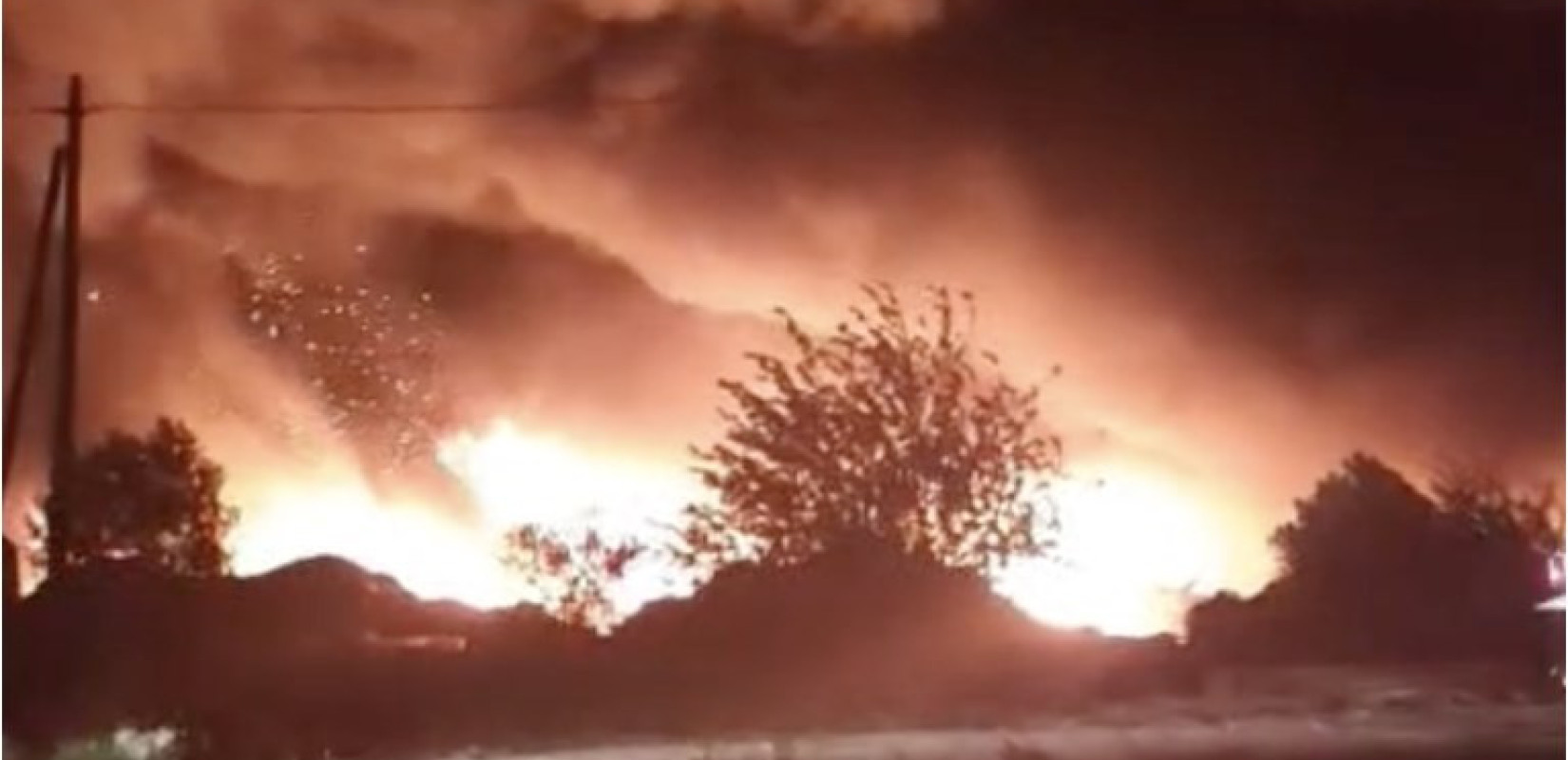 Λάρισα: Μεγάλη πυρκαγιά σε επιχείρηση ανακύκλωσης στο Ομορφοχώρι