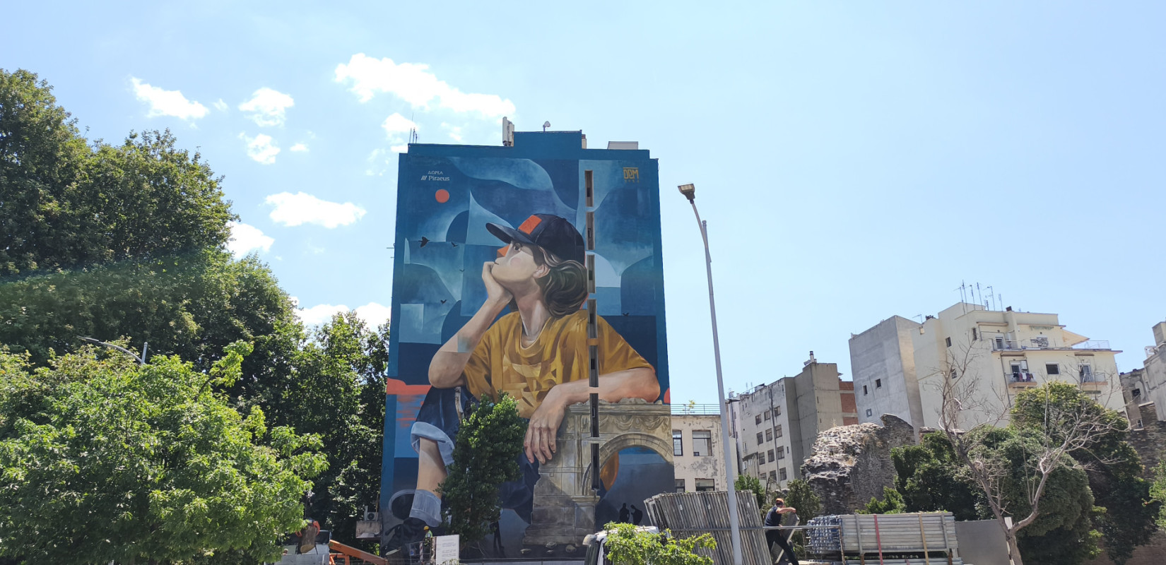 Θεσσαλονίκη: Έτοιμο το mural στο Βαρδάρη - Ξεκινά η χορηγία της Πειραιώς για την Ε' Κοινότητα (βίντεο)