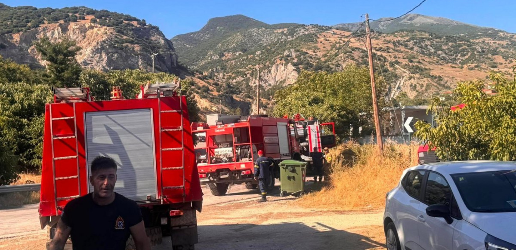 Σέρρες: Οριοθετήθηκε η φωτιά στην Οινούσσα- Ζημιές σε αυλές και κτηνοτροφική μονάδα (βίντεο)