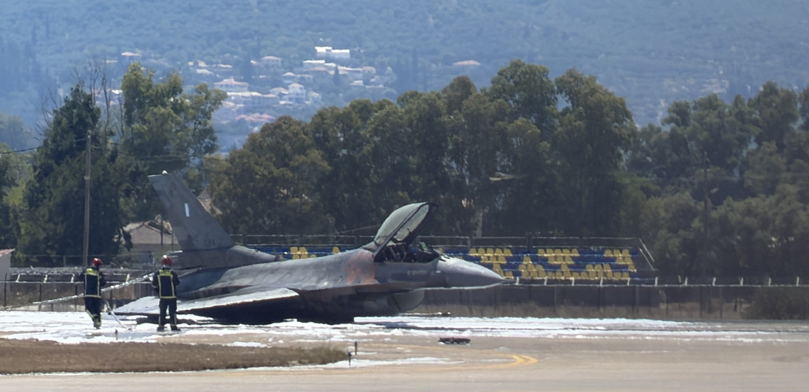 Ζακυνθος: Ειδικό κλιμάκιο της Πολεμικής Αεροπορίας στο νησί για το F16 - Κλειστό το αεροδρόμιο