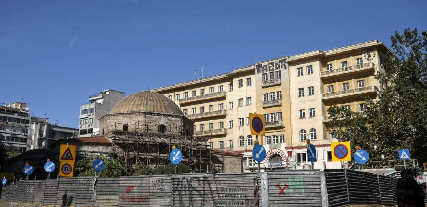 Σε μία λωρίδα λόγω μετρό η κυκλοφορία των οχημάτων στη Βενιζέλου