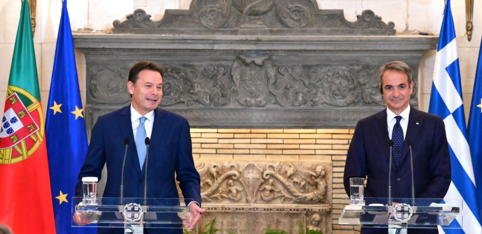 Συνάντηση Κ. Μητσοτάκη με Λούις Μοντενέγκρο - «Ελλάδα και Πορτογαλία έχουν πολλά περισσότερα που τις ενώνουν»