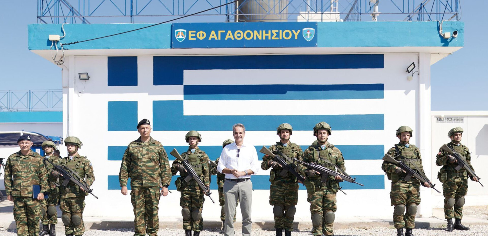 Μητσοτάκης από Αγαθονήσι: Οι νησιώτες μας να αισθάνονται ασφαλείς - Στέλνουμε ξεκάθαρο μήνυμα στα άθλια δίκτυα των διακινητών