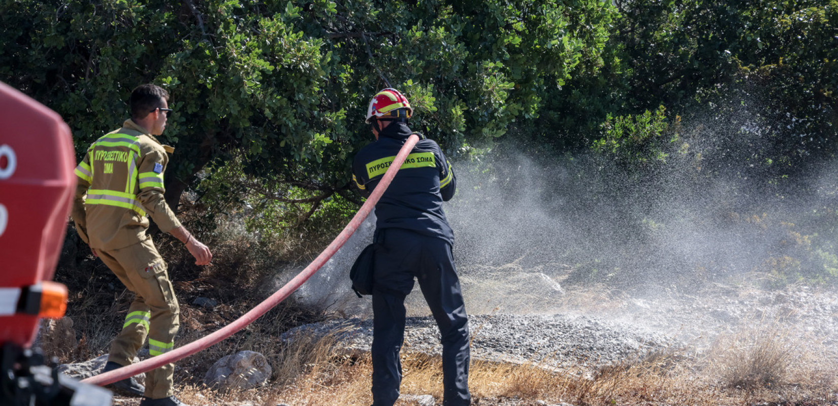 Πυρκαγιές: Συνεχίζουν οι πυροσβεστικές επιχειρήσεις στο Ρέθυμνο