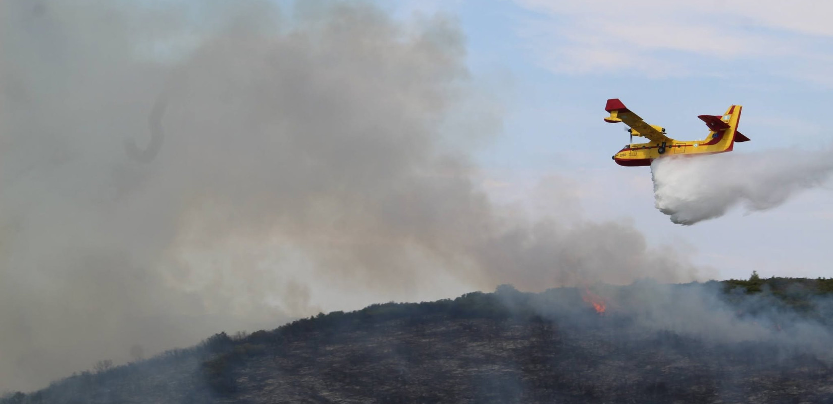 Θεσσαλονίκη: Πυρκαγιά σε δασική έκταση στο Μονοπήγαδο Θέρμης - Κινητοποίηση εναέριων