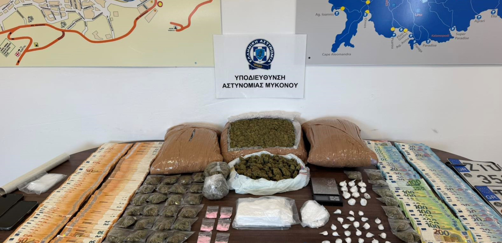 Χειροπέδες σε δύο 23χρονους στη Μύκονο - Φέρονται να διακινούσαν ναρκωτικά