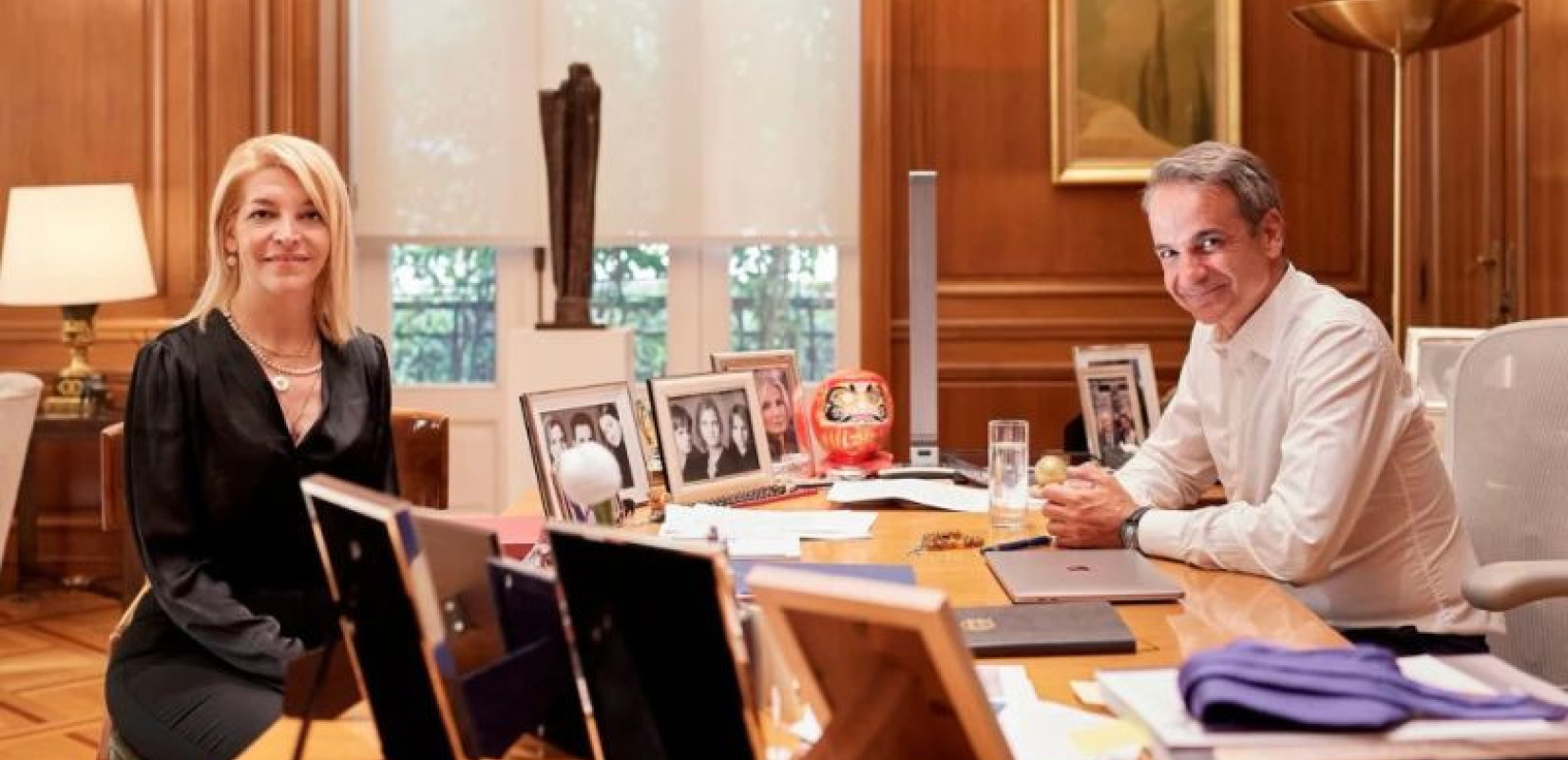 Συγκίνηση στη συνάντηση Μητσοτάκη - Νέστορα και μήνυμα μηδενικής ανοχής