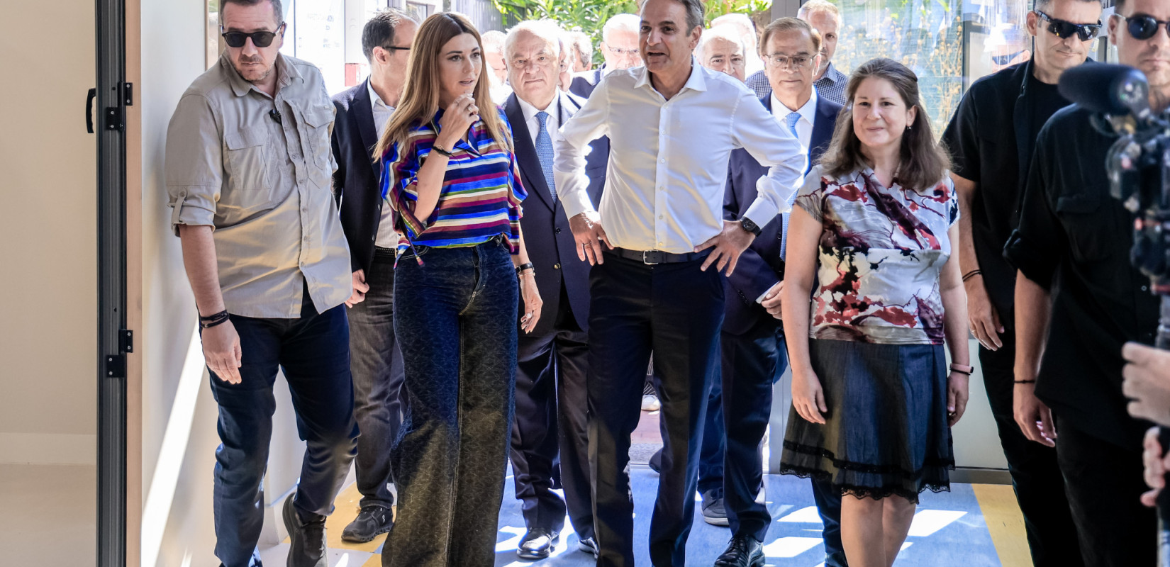 Επίσκεψη Κυρ. Μητσοτάκη στο πρώτο δημόσιο Ειδικό Σχολείο «Ρόζα Ιμβριώτη» στην Καισαριανή