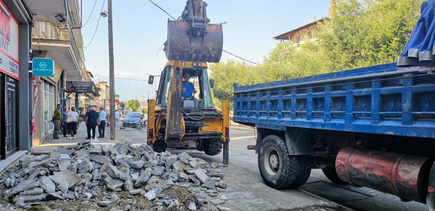 Δήμος Κατερίνης: Σε εξέλιξη οι παρεμβάσεις για τη μεγάλη αστική ανάπλαση στην είσοδο της πόλης