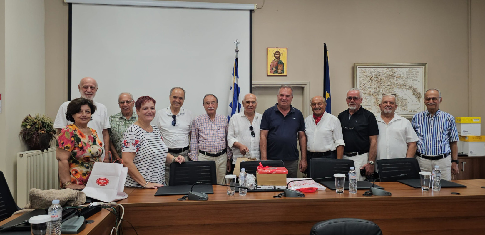 Στον δήμο Νέας Προποντίδας μέλη του Συλλόγου Ανταλλαγέντων με τη Συνθήκη της Λωζάννης στα Μουδανιά της Τουρκίας