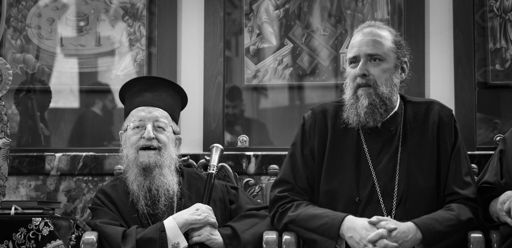 Ο Μακαριστός Μητροπολίτης Άνθιμος και ο Μητροπολίτης Θεσσαλονίκης Φιλόθεος - Φωτογραφία: Ιερά Μητρόπολη Θεσσαλονίκης