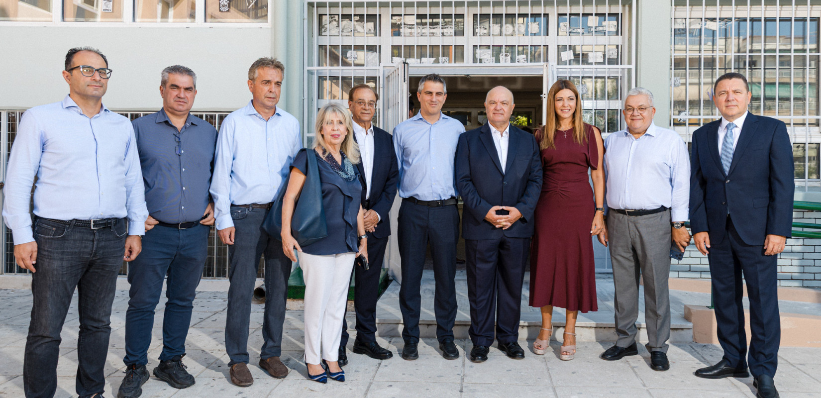 Θεσσαλονίκη: Υπουργοί και εκπρόσωποι τραπεζών επισκέφθηκαν το 4ο Γυμνάσιο Χαριλάου
